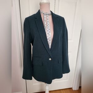 Smart Set Dark Teal Single-Button Women's Blazer Jacket sz M